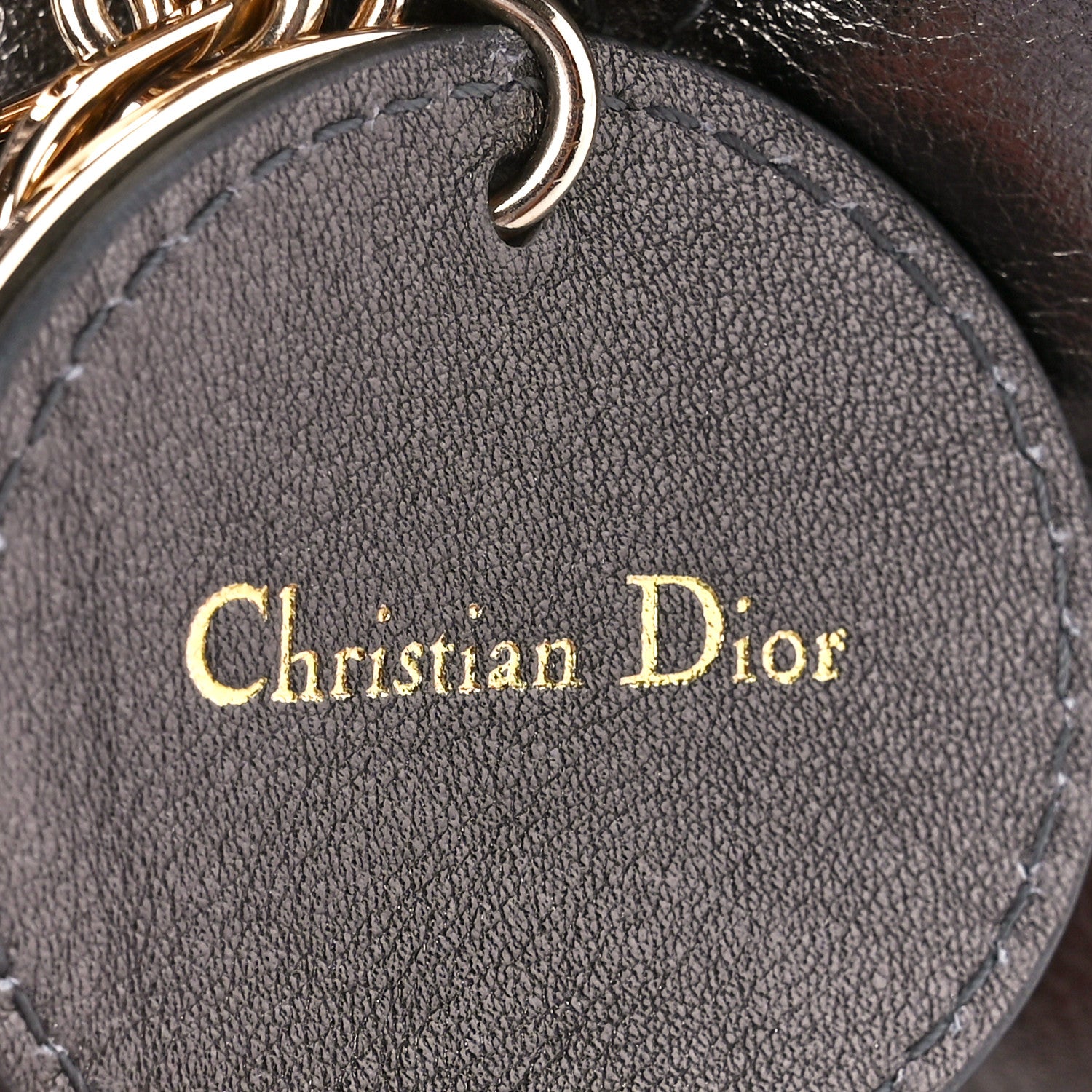Christian Dior Lambskin Cannage Small My ABCDior Lady Dior Metallic Grey 8 of 12