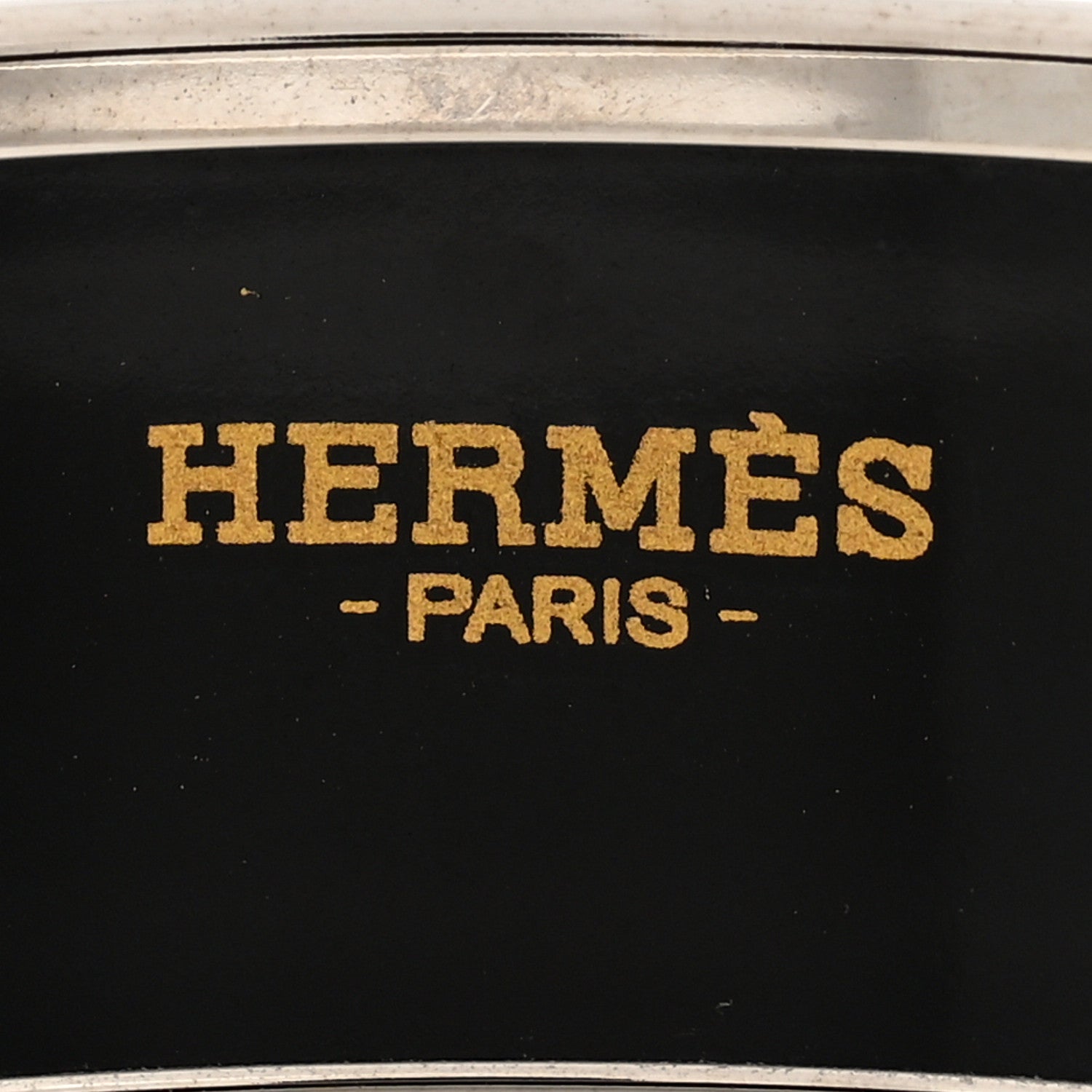 Hermes Enamel Printed Wide Balcons du Guadalquivir Bracelet 65 Silver 4 of 4