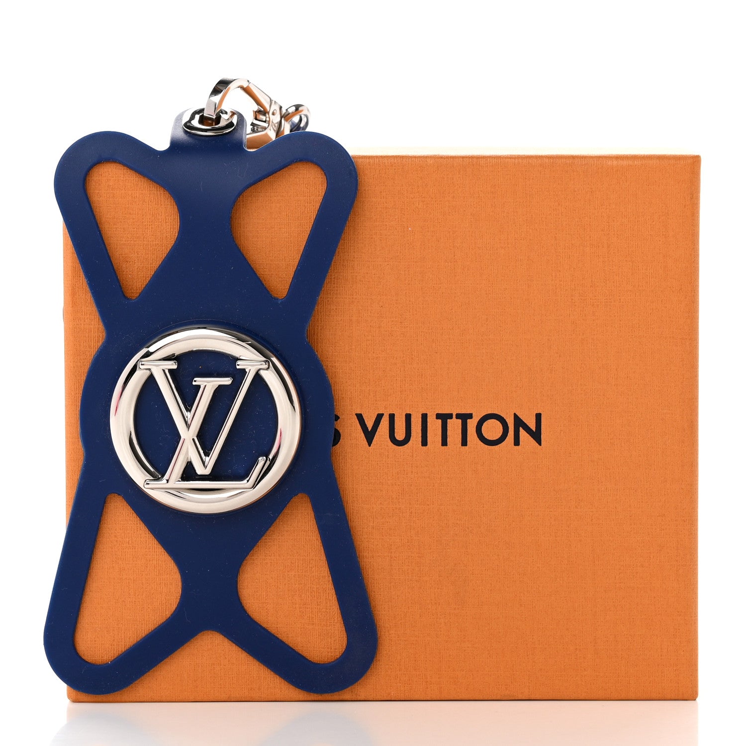 Louis Vuitton Monogram Silicone Louise Phone Holder Blue 7 of 7