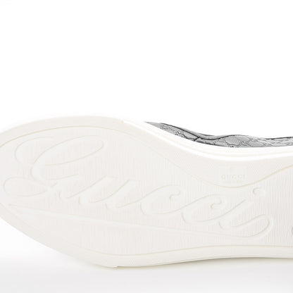 Gucci Microguccissima Slip On Sneakers 38.5 Black 7 of 11