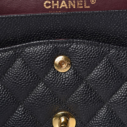 Chanel Caviar Quilted Medium Double Flap Black 11 of 11