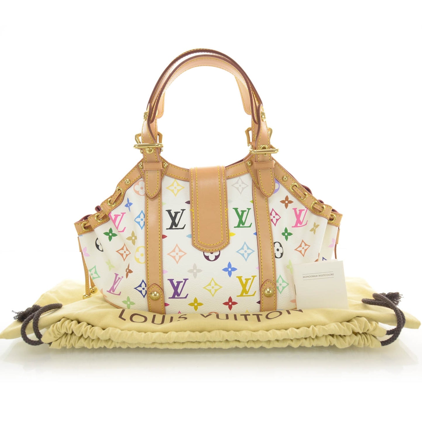 Monogram Multicolor Theda GM White