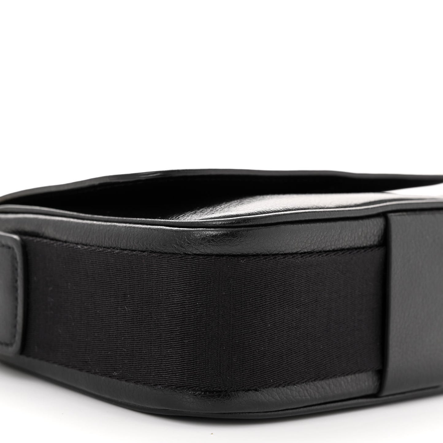 Glace Calfskin Shoulder Bag Black