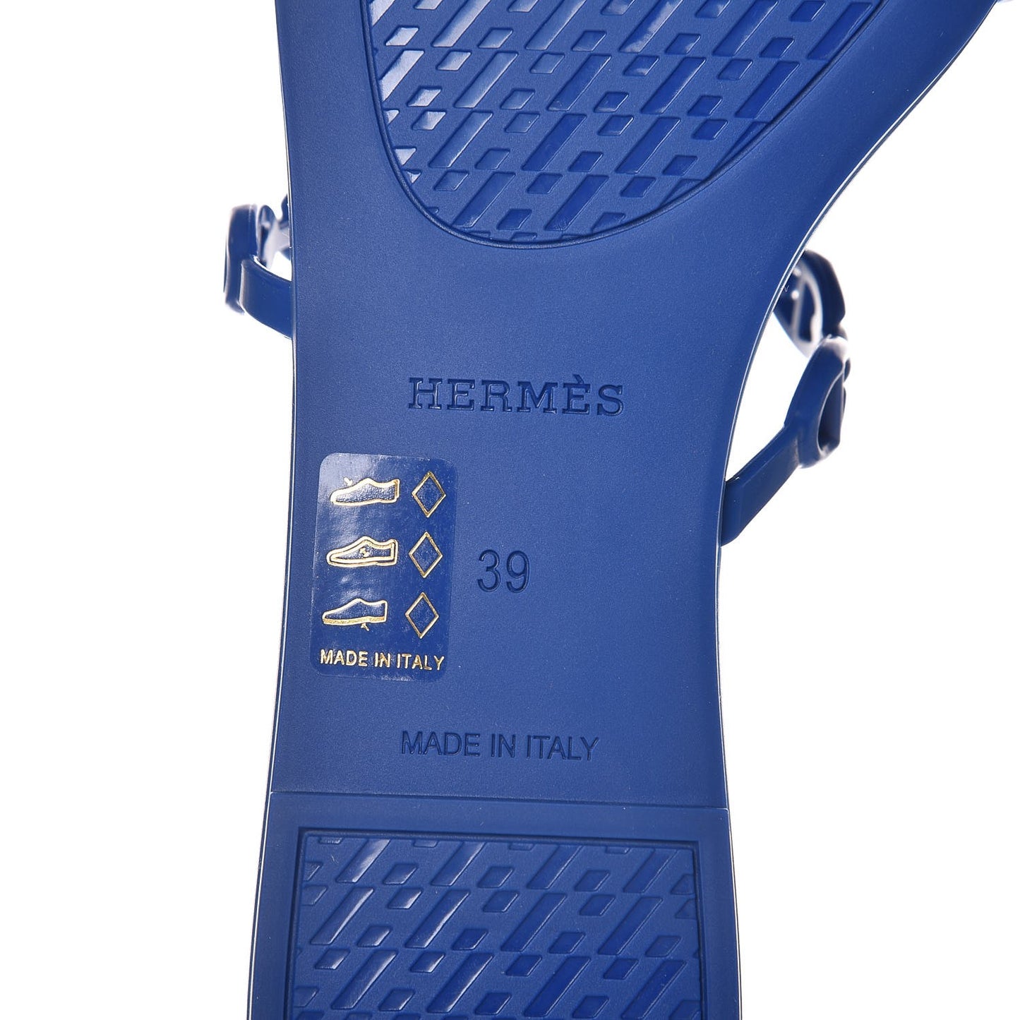 Rubber Chaine d'Ancre Rivage Sandals 39 Bleu Smalt
