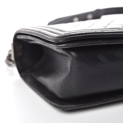 Chanel Lambskin Quilted Medium Boy Flap Black 17 of 18