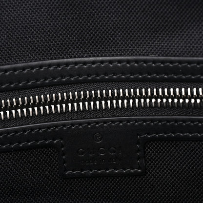 Gucci GG Supreme Monogram Appia Calfskin Web Briefcase Black 6 of 10