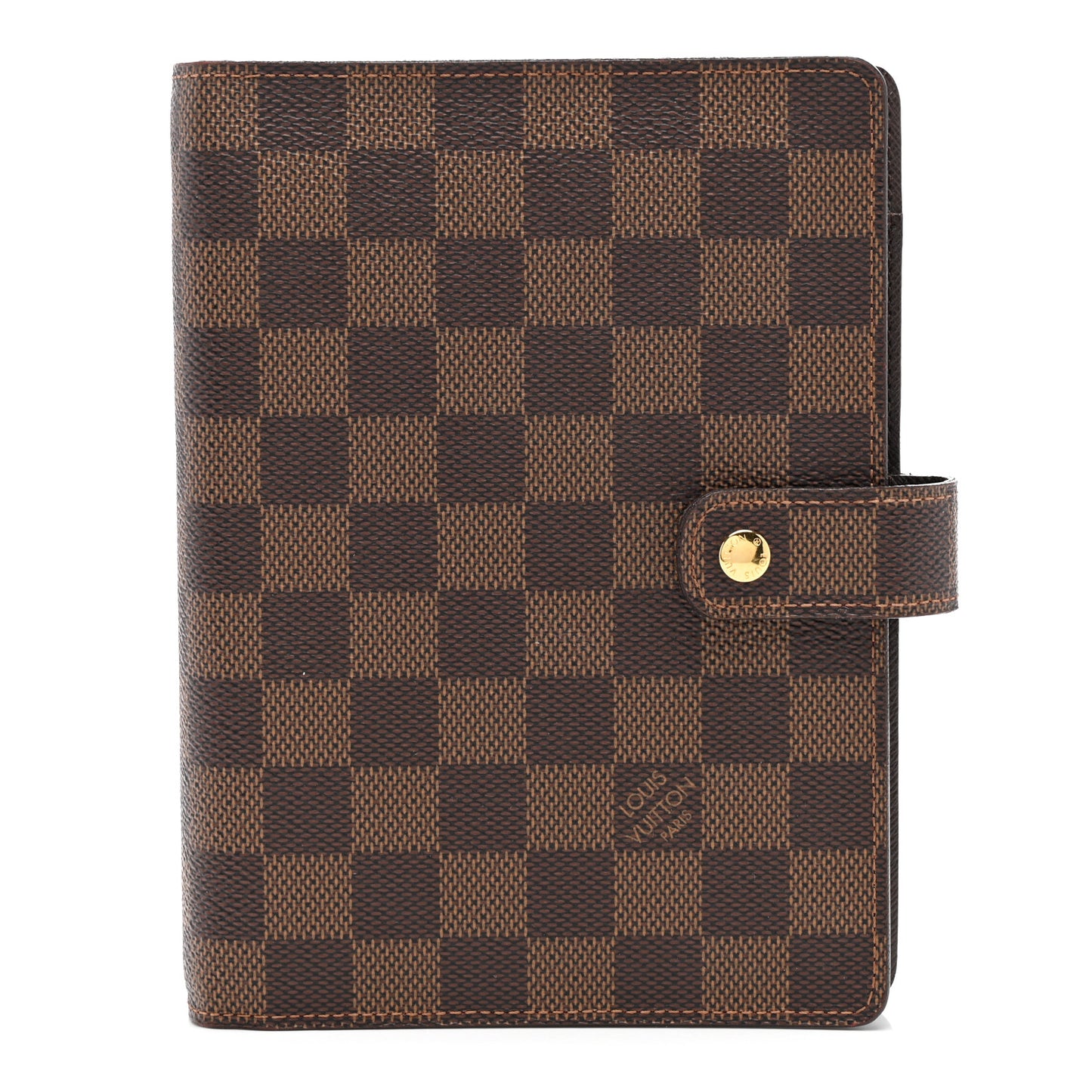 Damier Ebene Medium Ring Agenda Cover