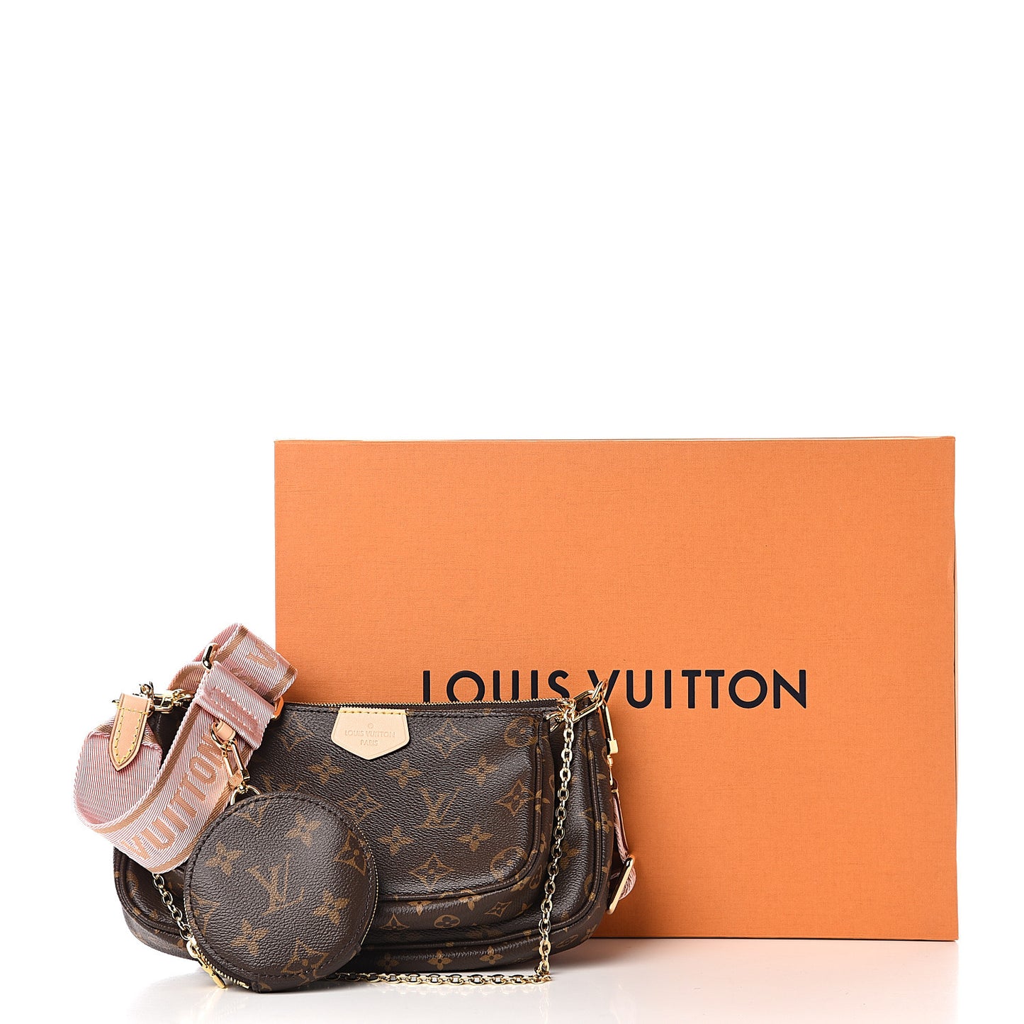 Monogram Multi Pochette Accessories Rose Clair