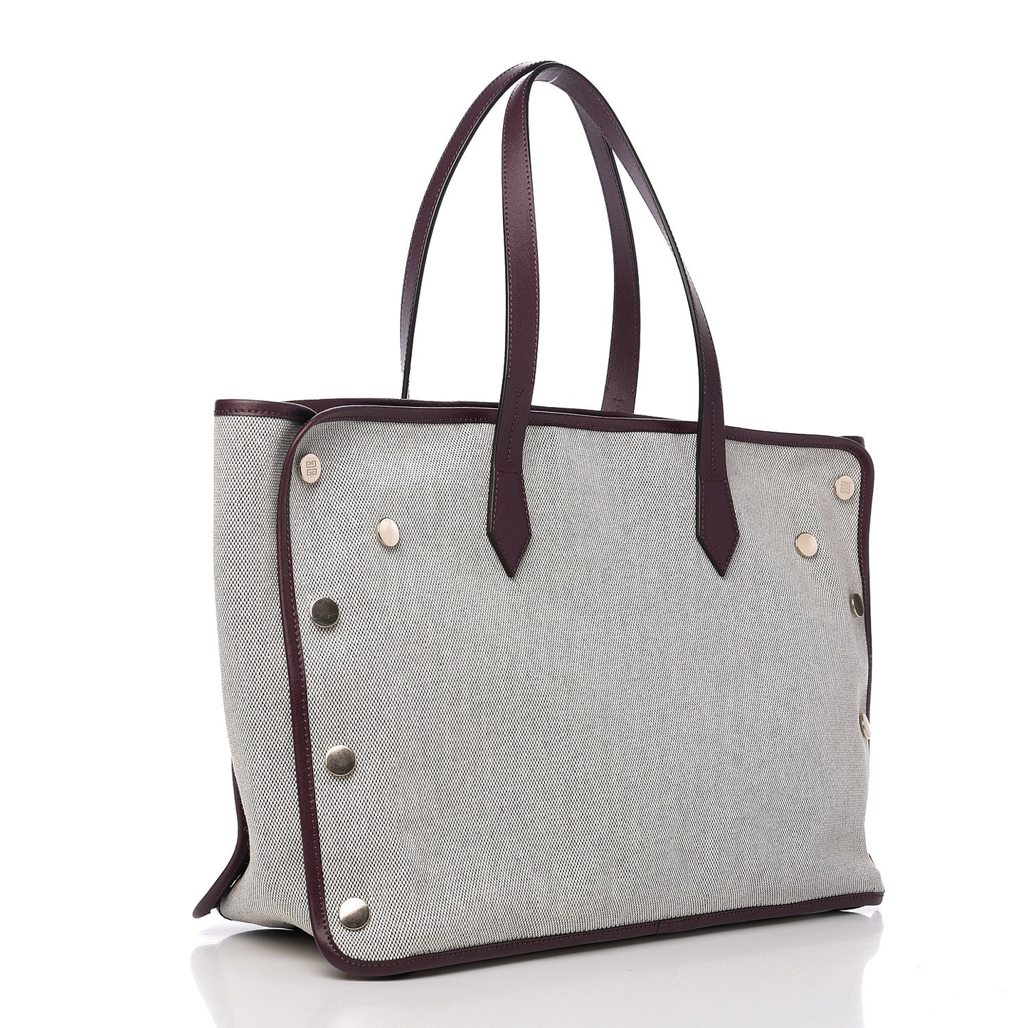 Canvas Medium Bond Shopper Tote Aubergine
