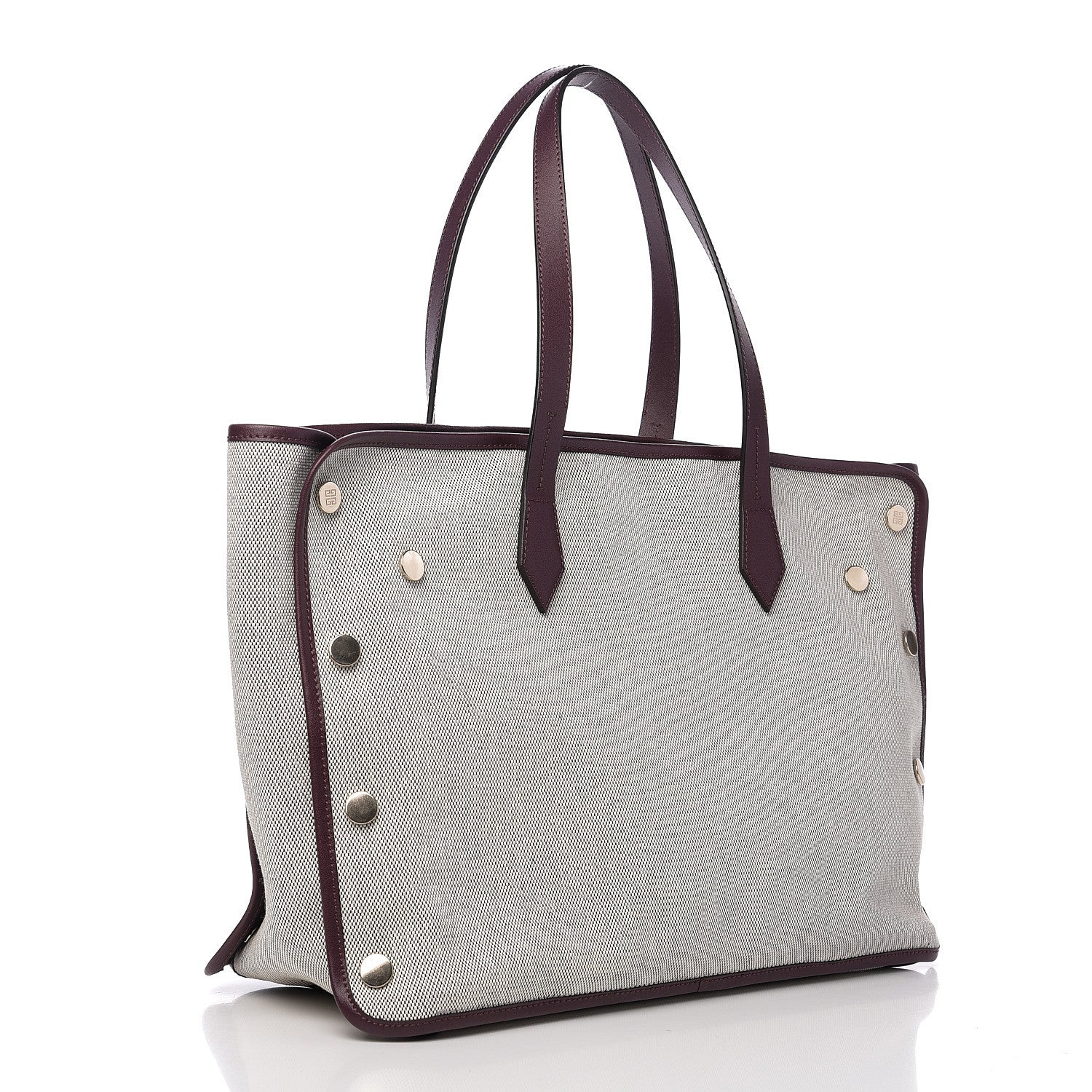 Givenchy Canvas Medium Bond Shopper Tote Aubergine 2 of 9