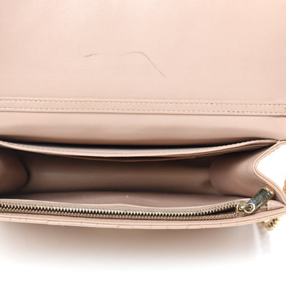 Christian Dior Patent Cannage Miss Dior Promenade Pouch Beige 5 of 13