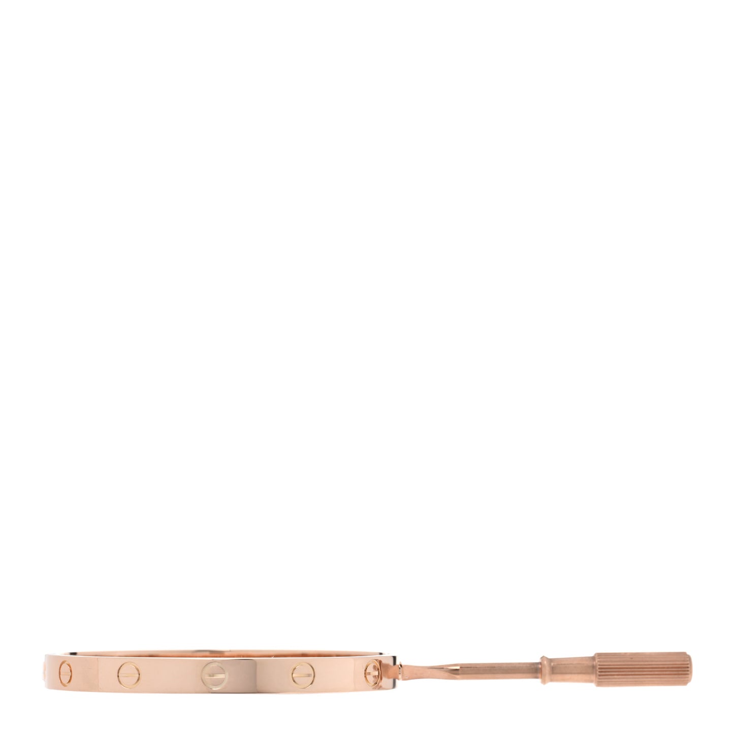 18K Pink Gold LOVE Bracelet 17