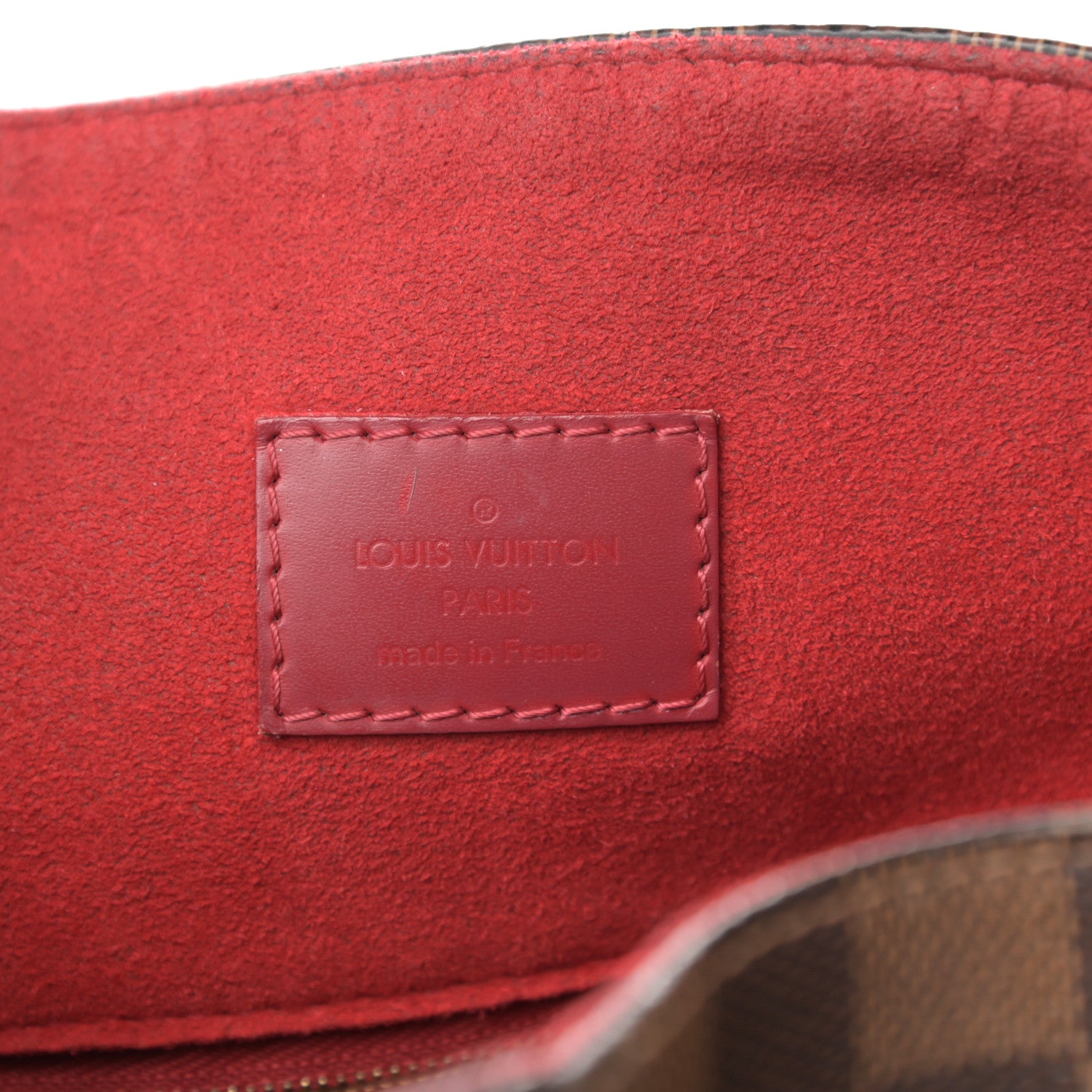 Louis Vuitton Damier Ebene Caissa Hobo Cherry 6 of 18
