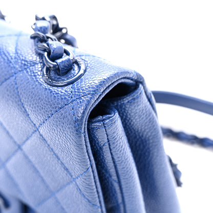Chanel Caviar Quilted Incognito Mini Square Flap Dark Blue 11 of 13