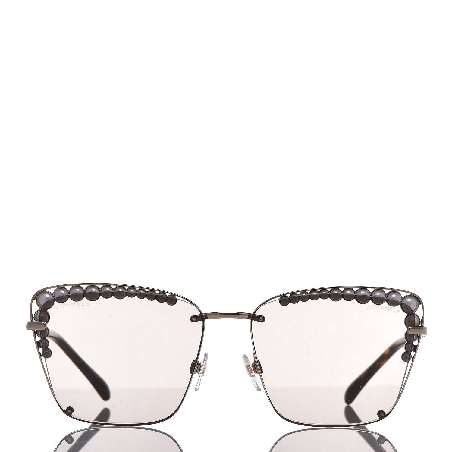 Chanel Pearl Sunglasses 4235-H Light Brown 2 of 7