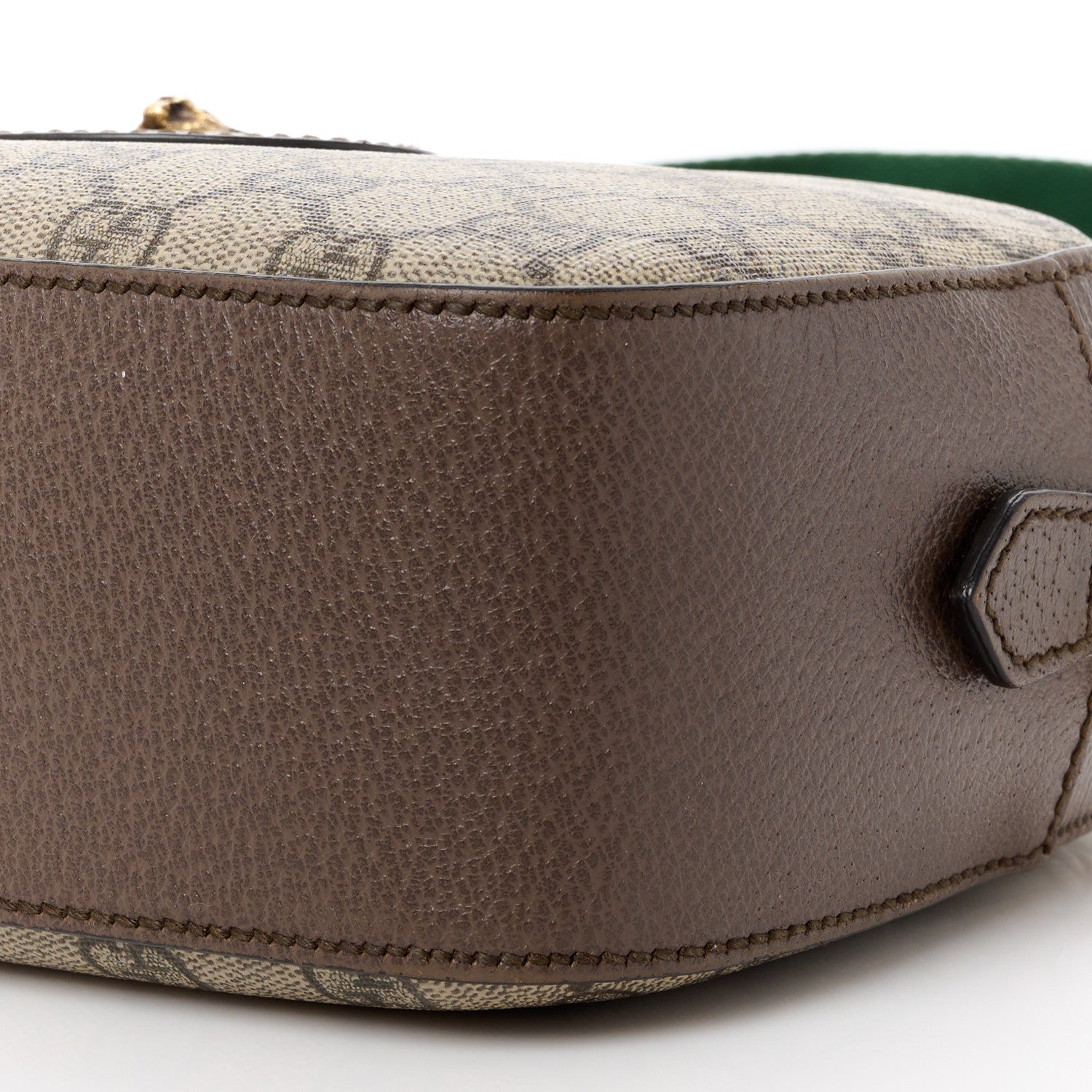 Gucci GG Supreme Monogram Web Neo Vintage Shoulder Bag Beige New Acero Crop 11 of 12