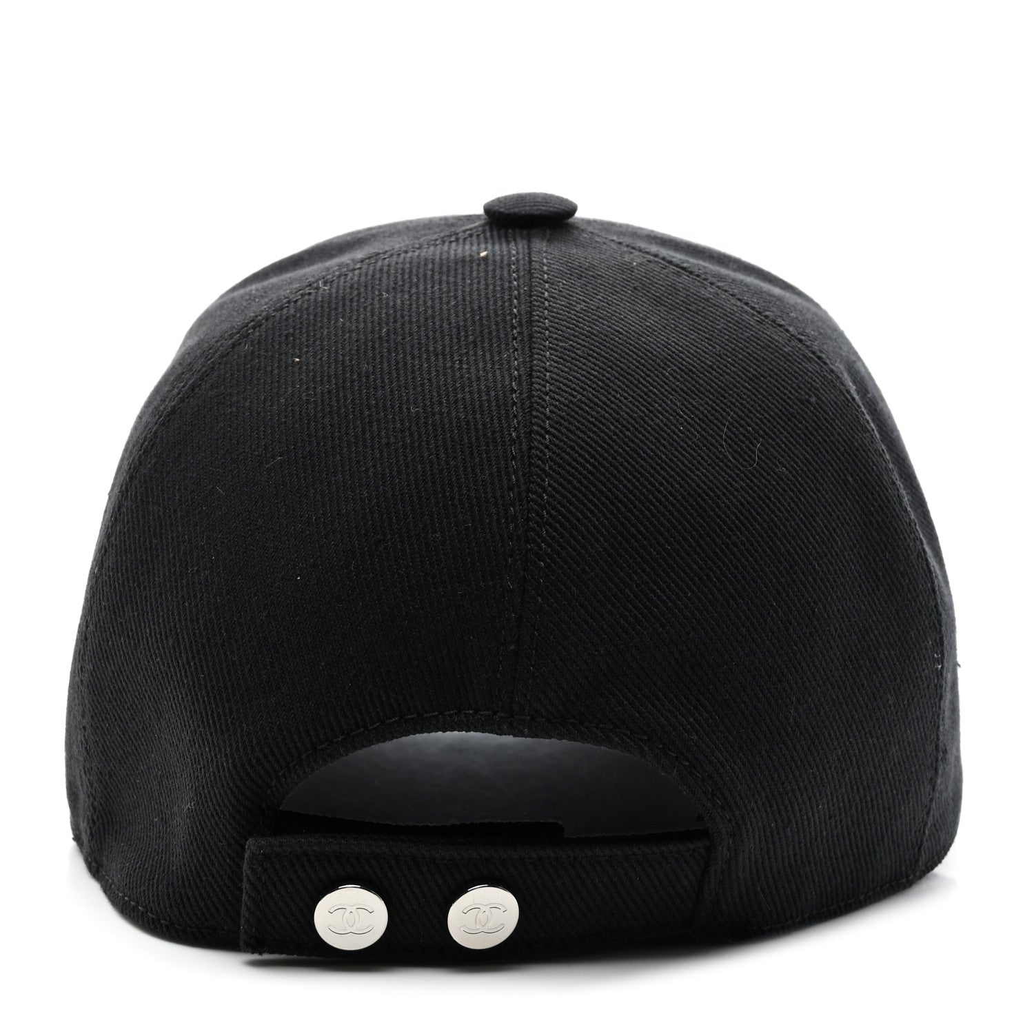 Chanel Cotton CC Cap Hat Black White 6 of 8