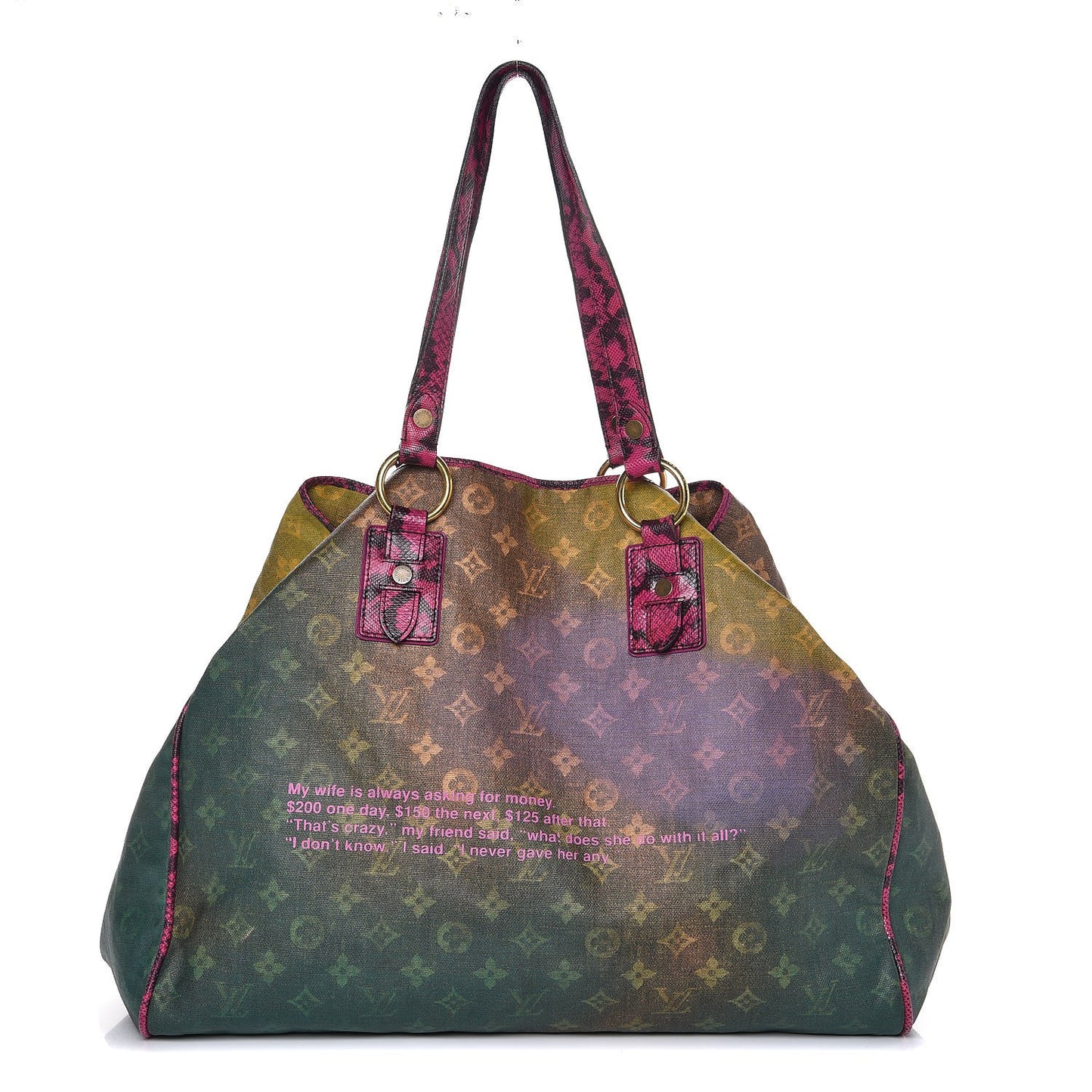 Richard Prince Monogram Karung Duderanch Jokes Tote