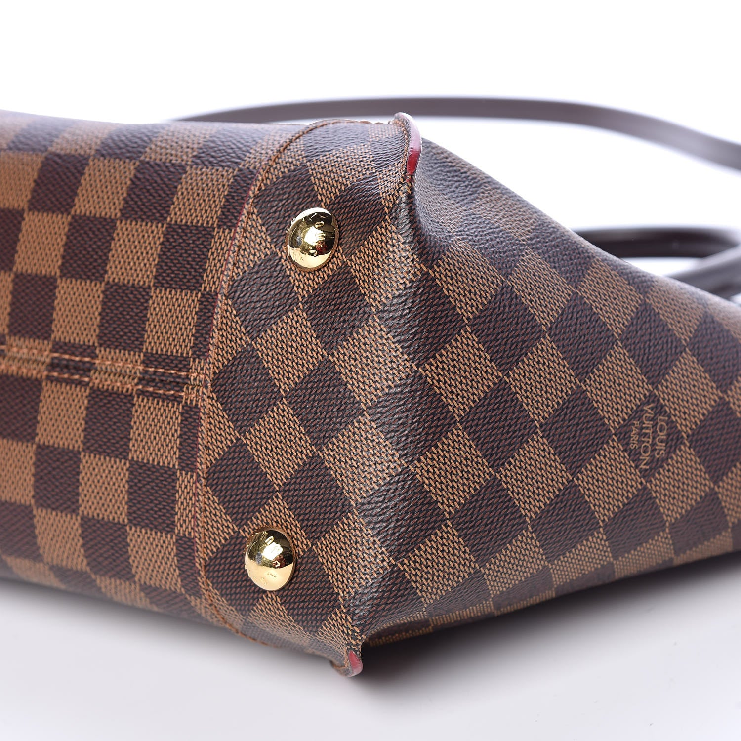 Louis Vuitton Damier Ebene Caissa Tote PM Cherry 6 of 11