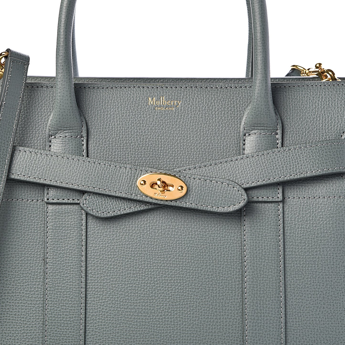 Small Classic Grain Small Zip Tote Bayswater Light Green