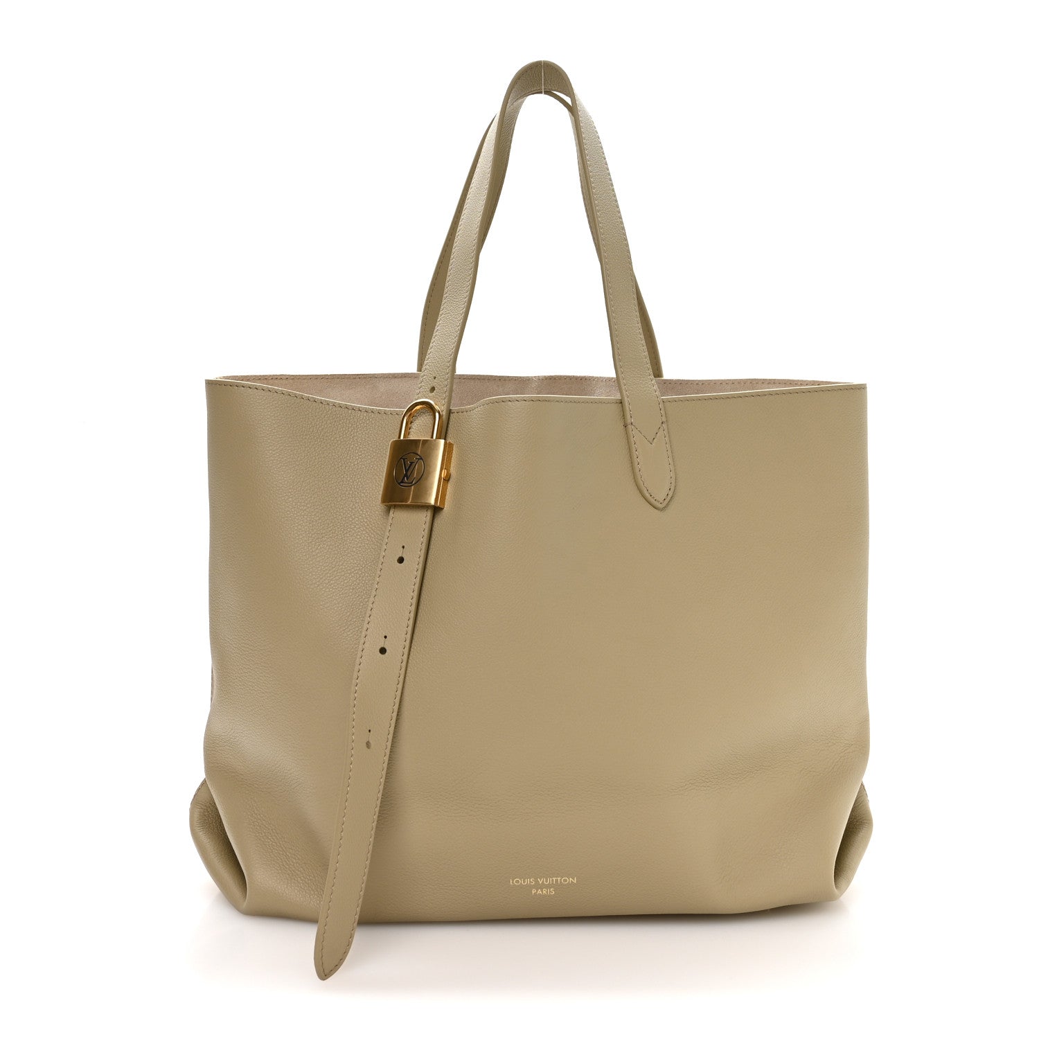 Louis Vuitton Grained Calfskin Low Key Cabas MM Clay 1 of 10