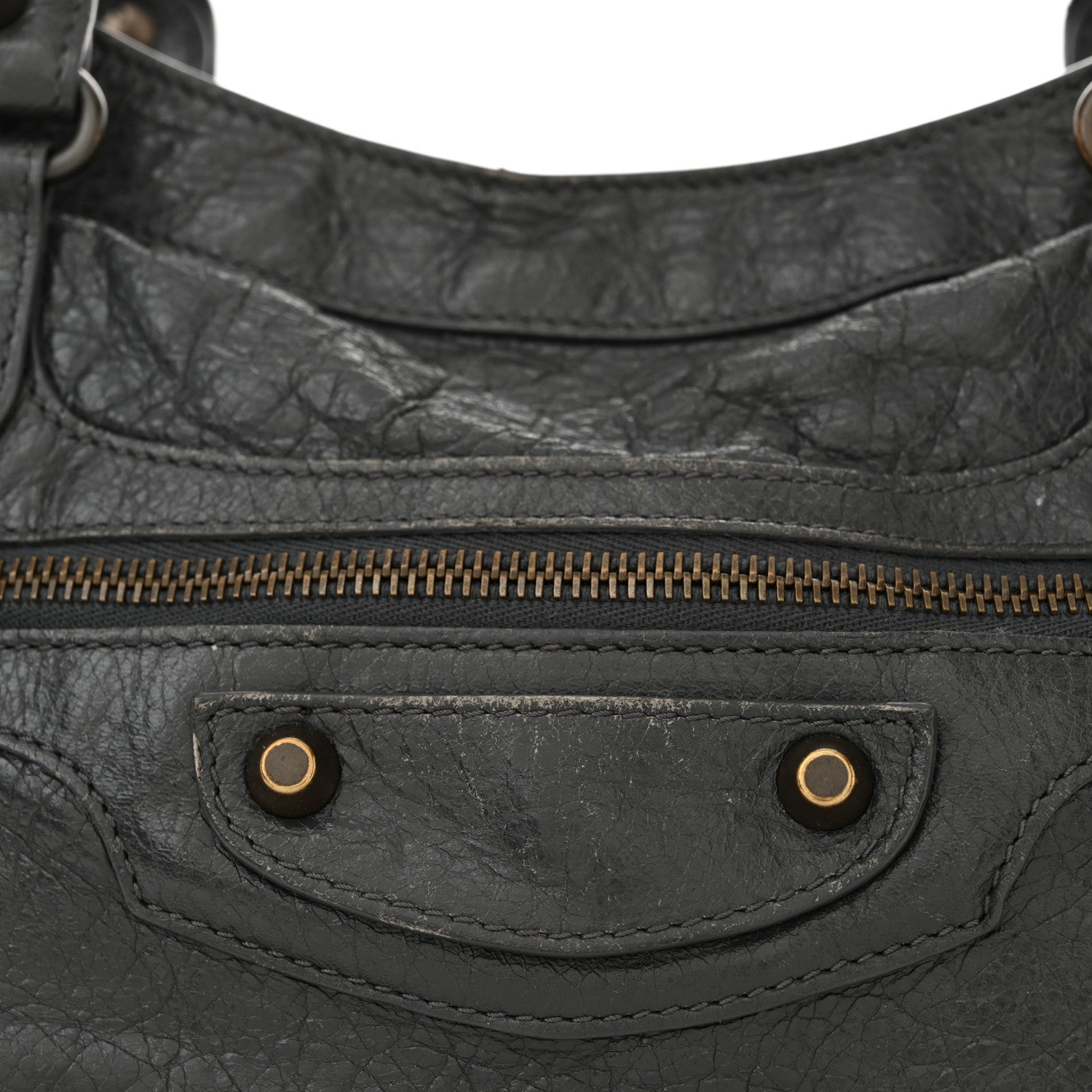 Balenciaga Agneau Classic Hardware City Gris Fossile 12 of 15