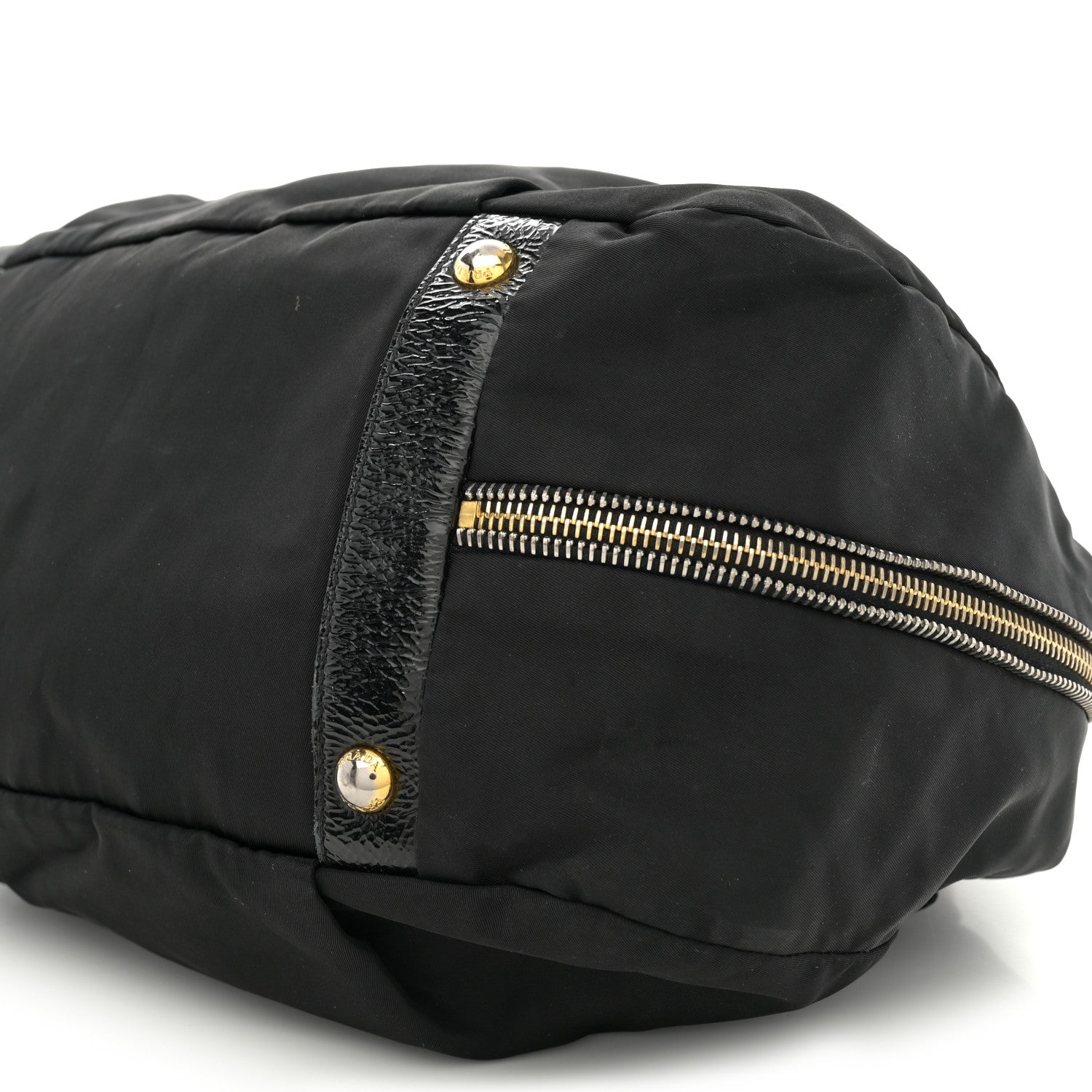 Prada Tessuto Nylon Spazzolato Tote Black 11 of 16