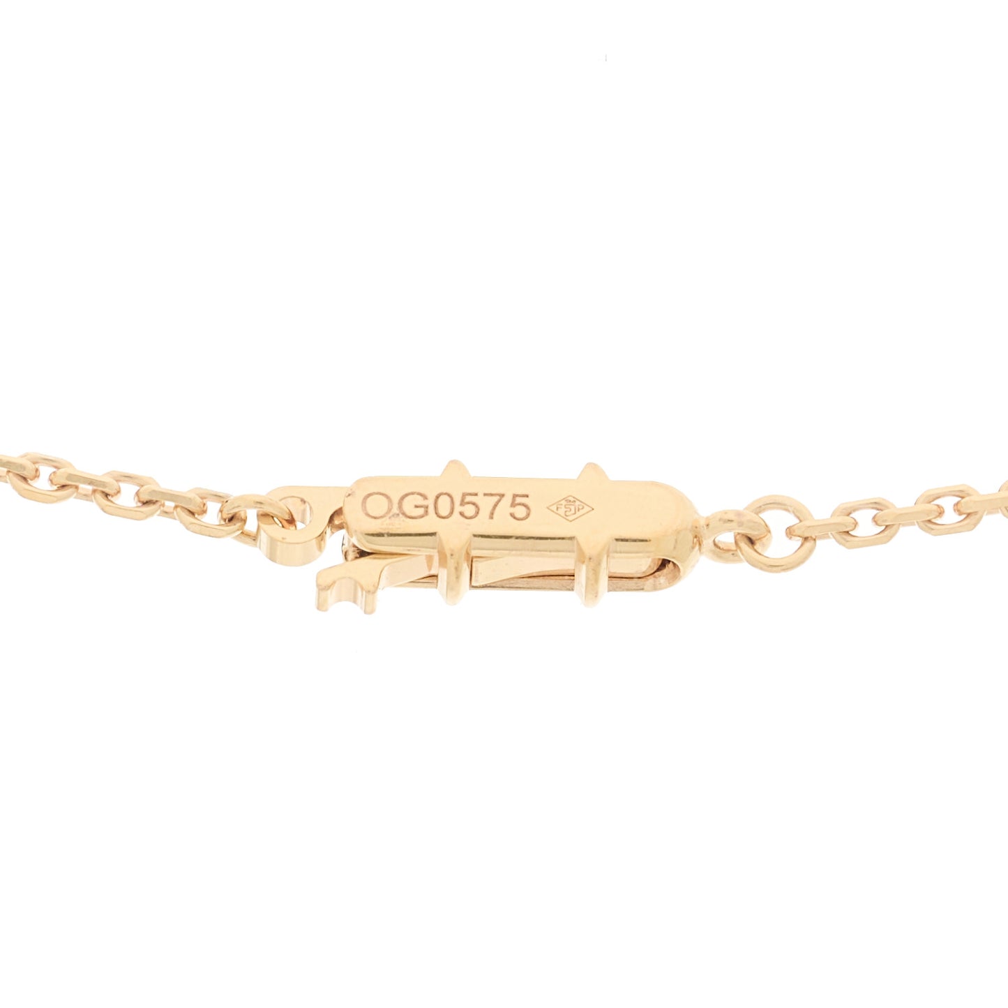 18K Yellow Gold Diamond Hearts And Symbols Pendant Necklace