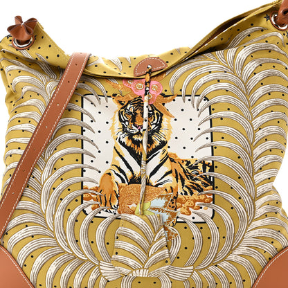 Hermes Silk Barenia Tiger Royal Silky City 33 Bag 11 of 14
