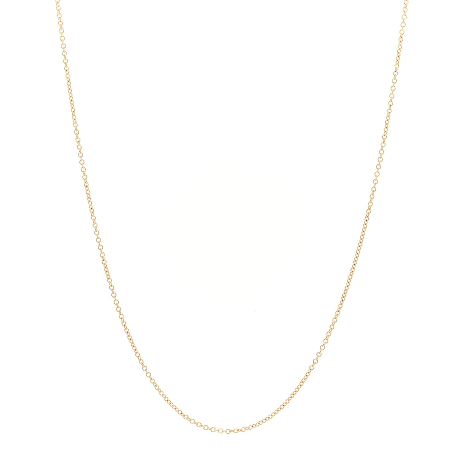 Tiffany 18K Yellow Gold Chain Necklace 18" 1 of 4