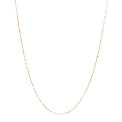 Tiffany 18K Yellow Gold Chain Necklace 18" 1 of 4