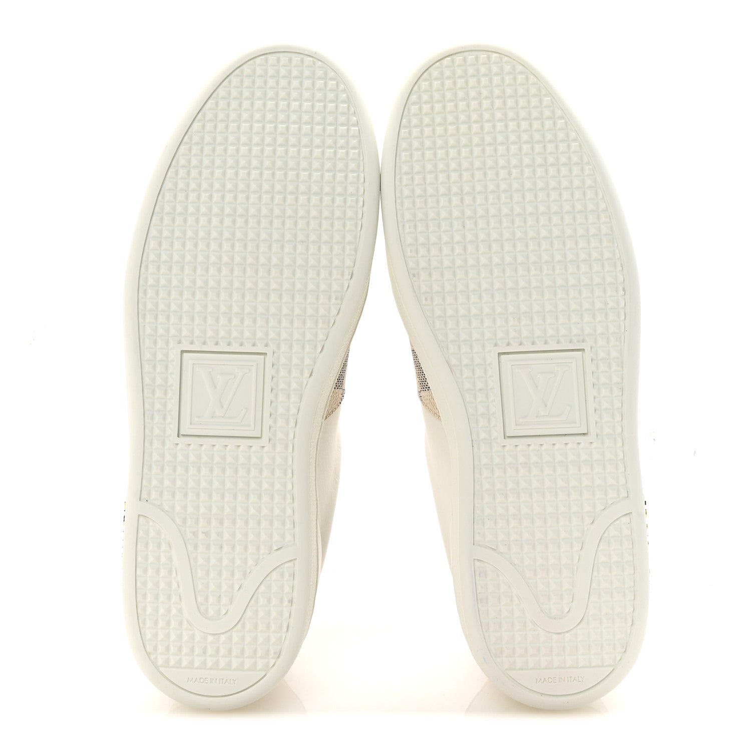 Louis Vuitton Damier Azur Front Row Sneaker 36 White 6 of 9
