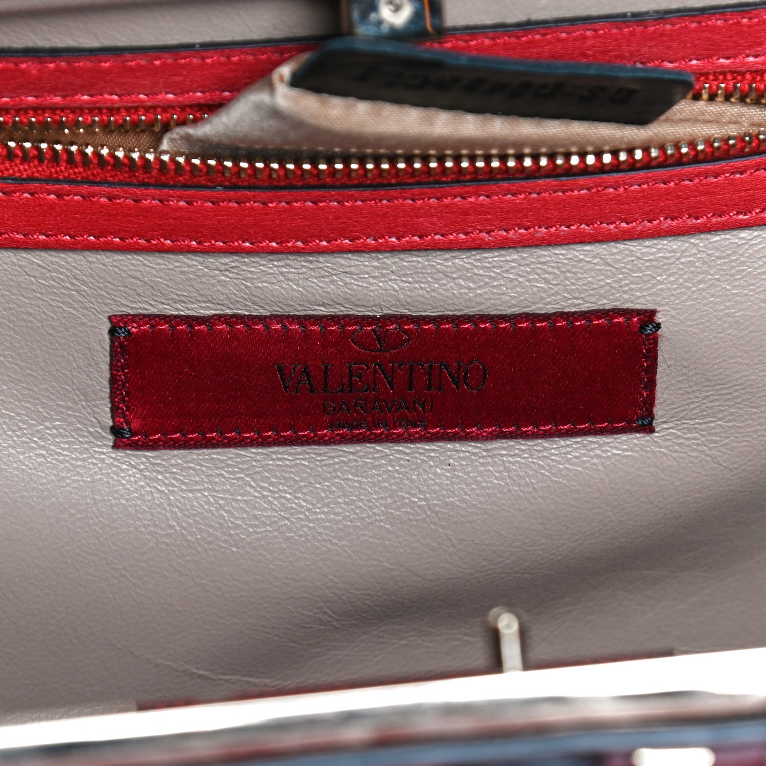 Valentino Garavani Calfskin Rockstud Frame Bag Rosso Valentino 6 of 14