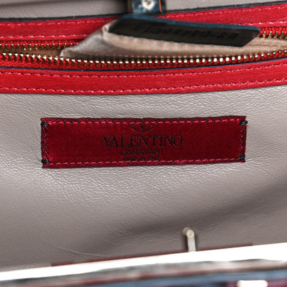 Valentino Garavani Calfskin Rockstud Frame Bag Rosso Valentino 6 of 14