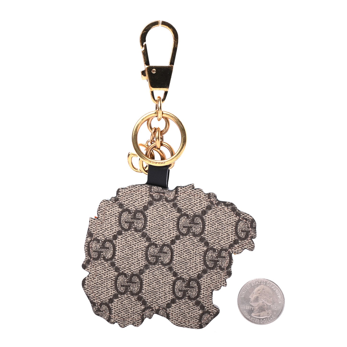 Goldtone Swing Key Holder and Bag Charm