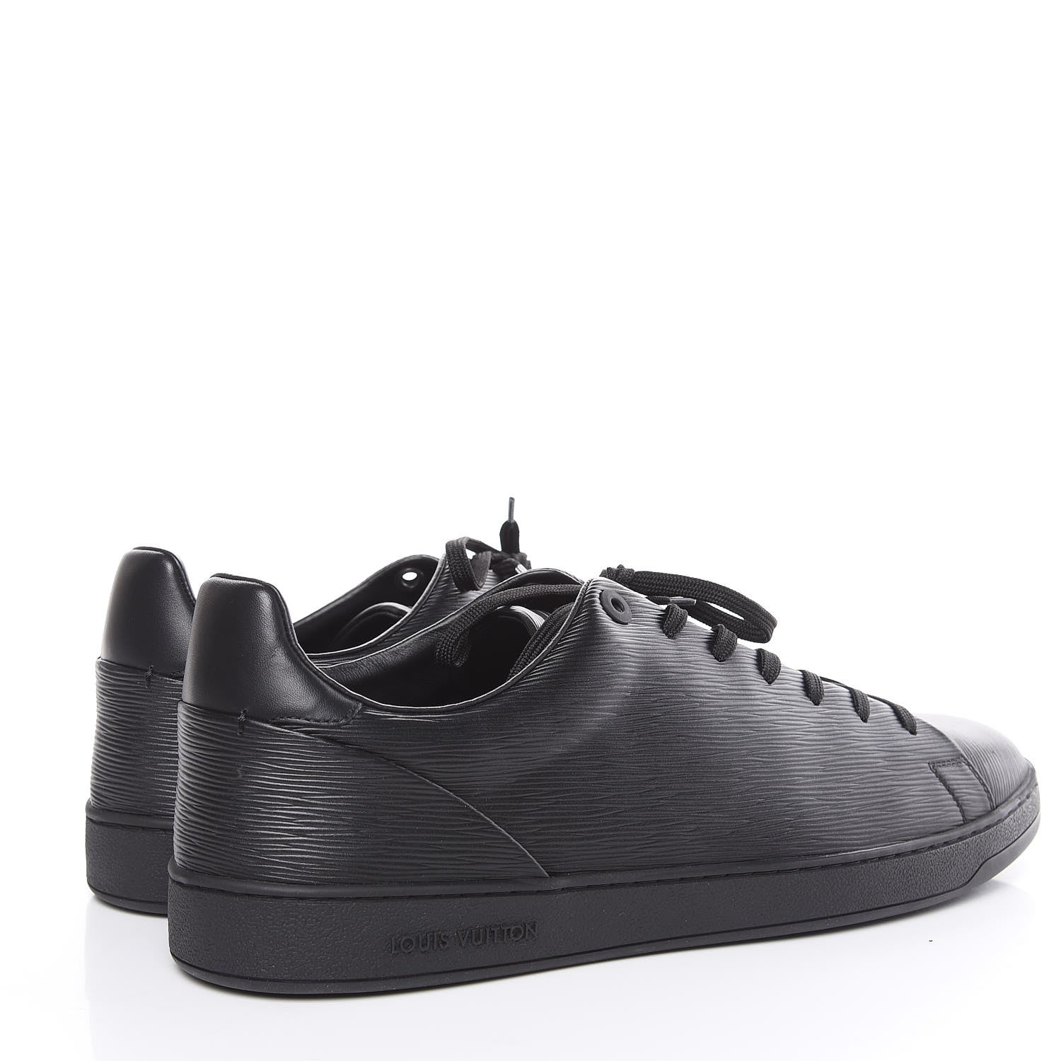Louis Vuitton Epi Low Top Sneakers 12 Black 4 of 9