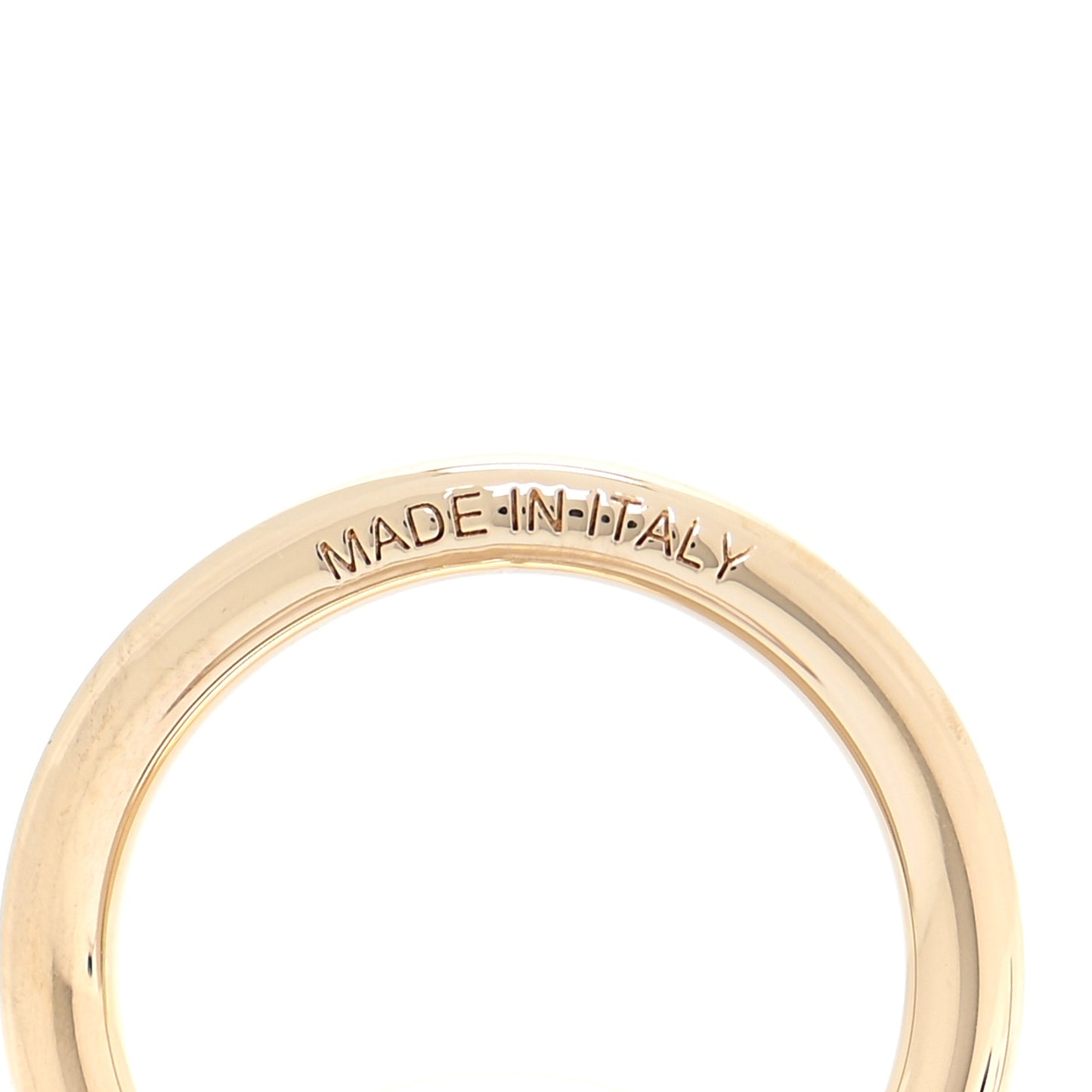 Permabrass Mors Scarf Ring Gold