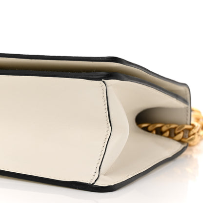 Prada Saffiano Chain Shoulder Bag White 9 of 10