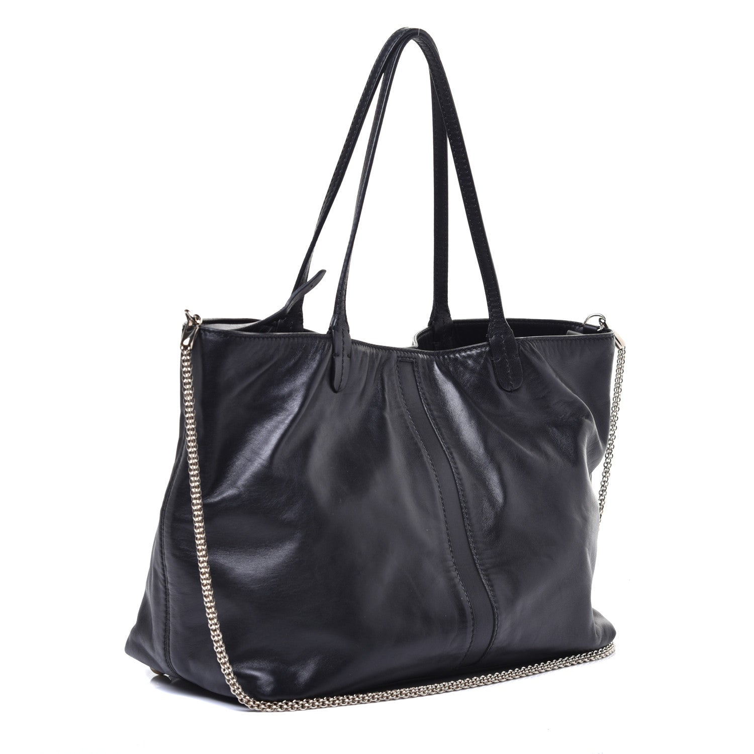 Valentino Garavani Vitello Va Va Voom Tote Black 3 of 9