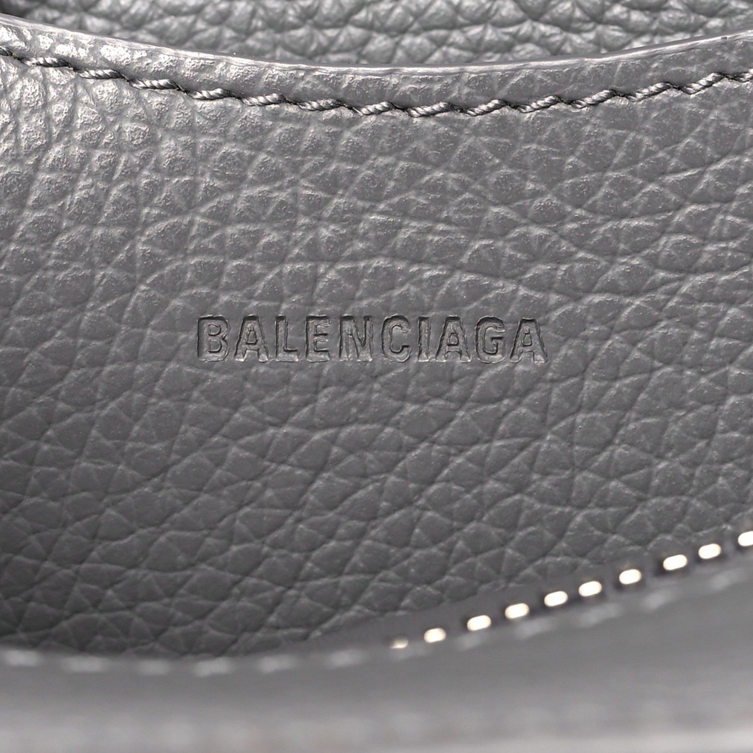 Balenciaga Grained Calfskin Neo Classic Silver Hardware Mini City Dark Grey 6 of 11
