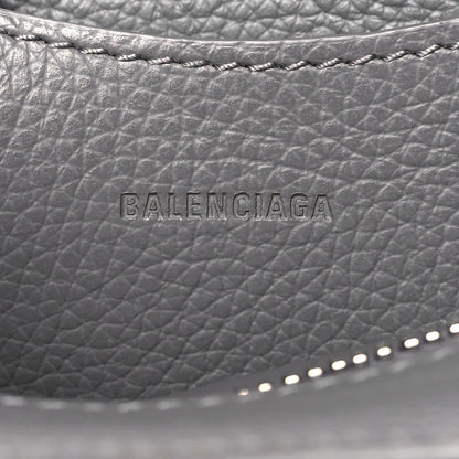 Balenciaga Grained Calfskin Neo Classic Silver Hardware Mini City Dark Grey 6 of 11