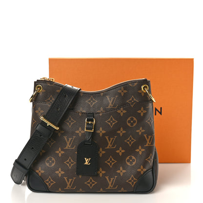 Louis Vuitton Monogram Odeon PM Black 9 of 9