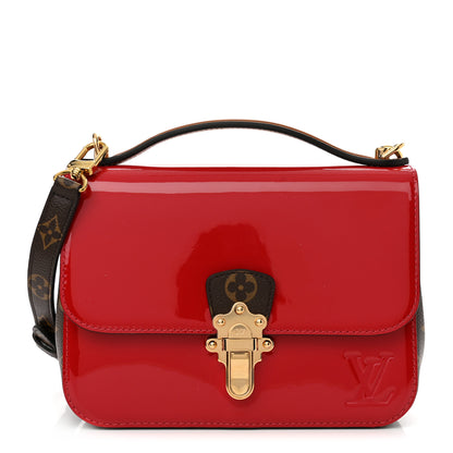 Louis Vuitton Patent Calfskin Monogram Cherrywood BB Scarlet 1 of 9