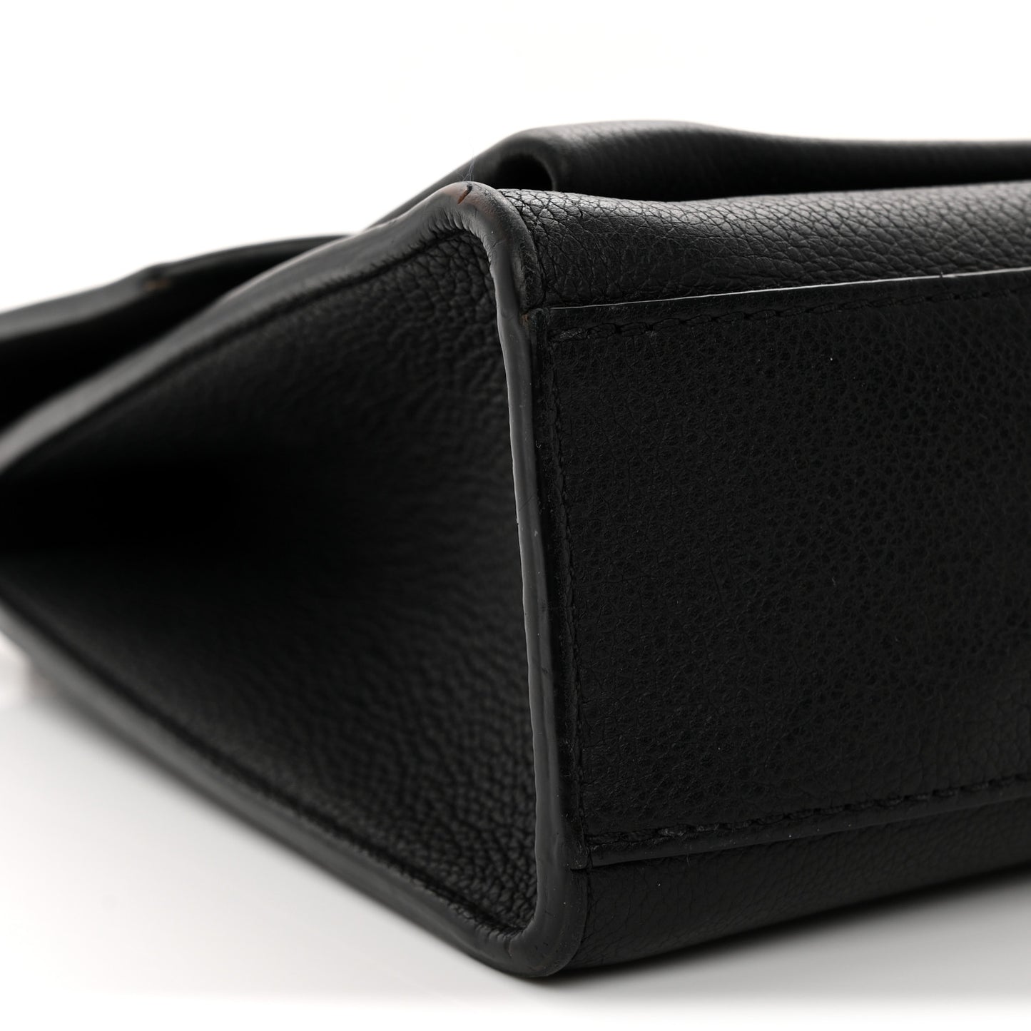 Soft Calfskin My Lockme Chain Bag BB Black