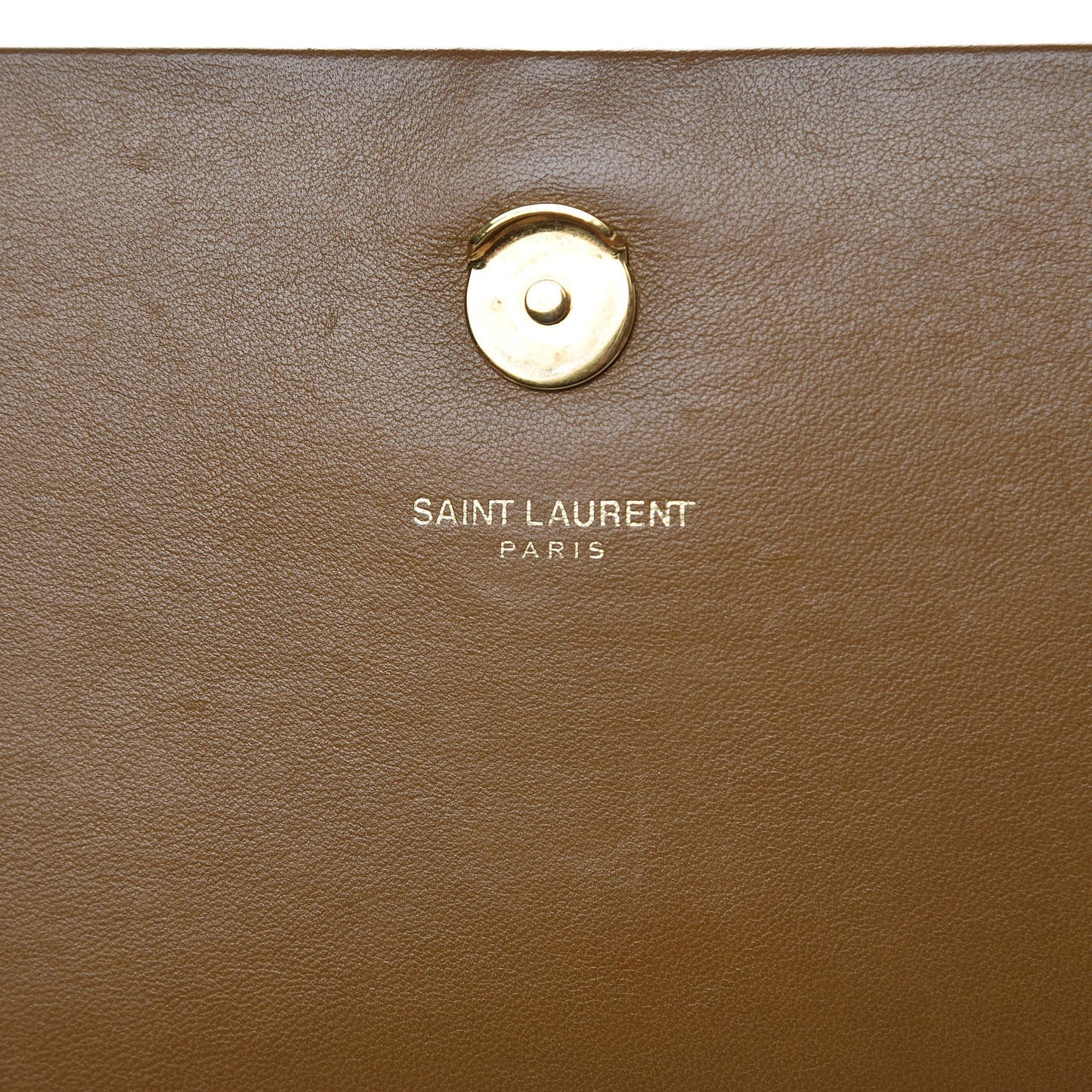 Suede Medium Classic Monogram Kate Tassel Satchel Light Ochre
