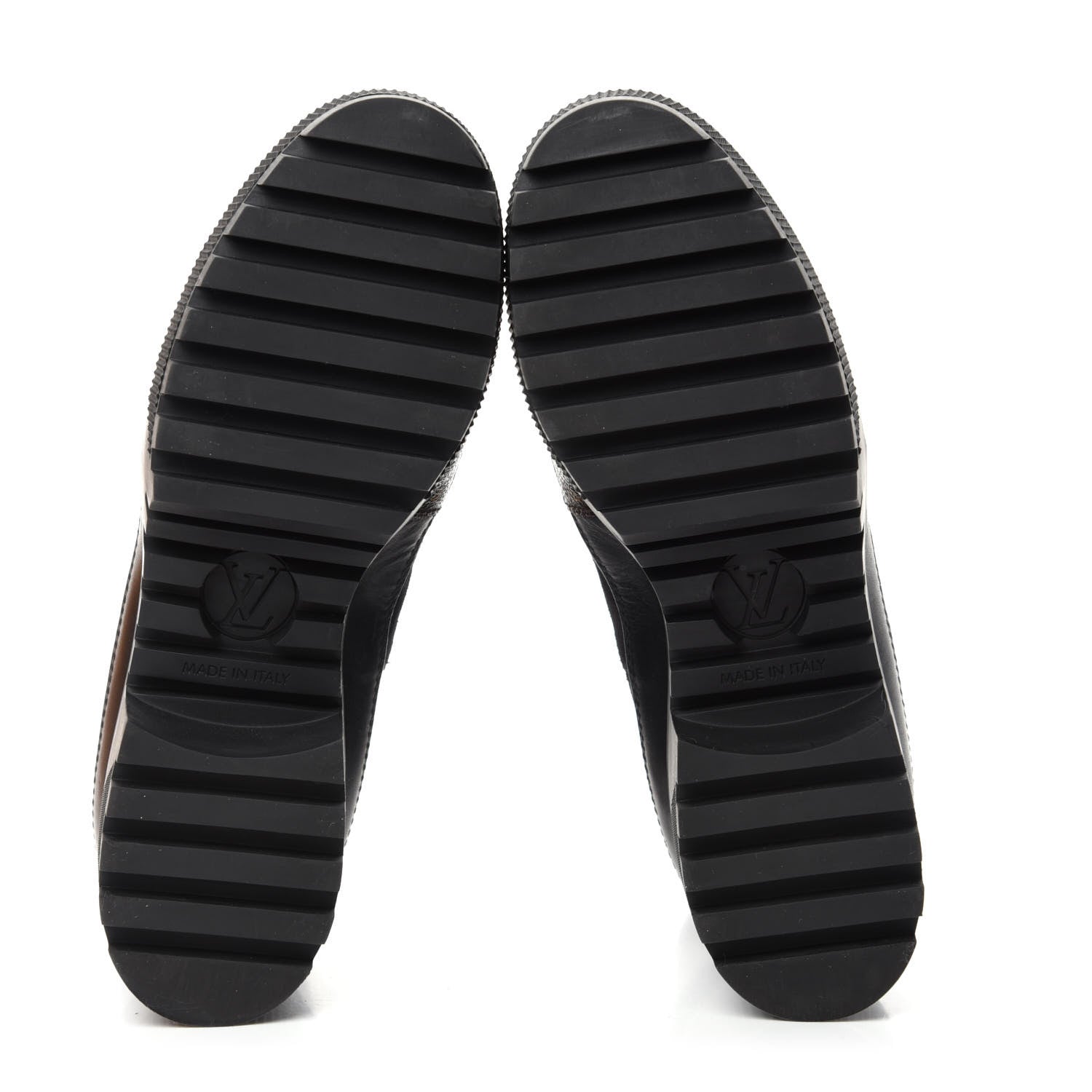 Louis Vuitton Suede Calfskin Monogram Laureate Platform Desert Boots 37 Black 6 of 10