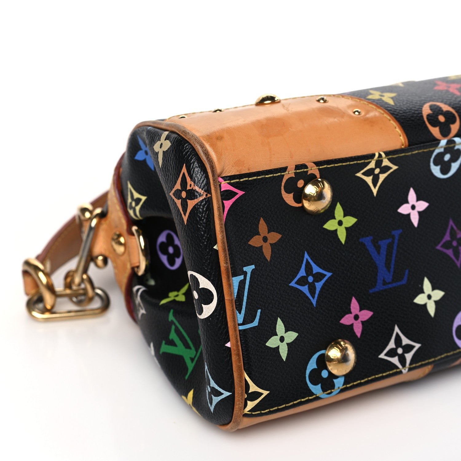 Louis Vuitton Monogram Multicolor Beverly MM Black 7 of 10