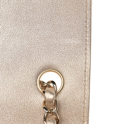 Chanel Metallic Lambskin Quilted Mini Rectangular Flap Gold 10 of 10