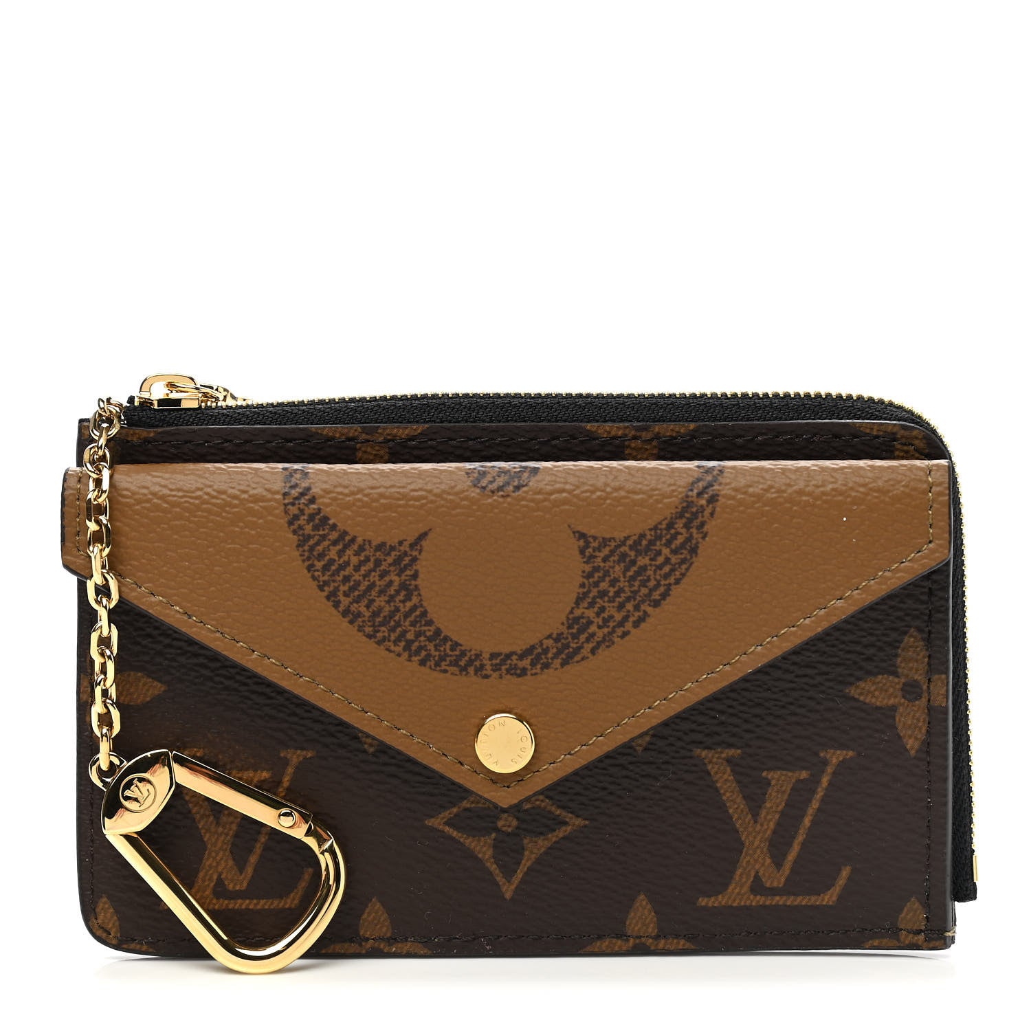Louis Vuitton Reverse Monogram Recto Verso Card Holder Brown 1 of 7