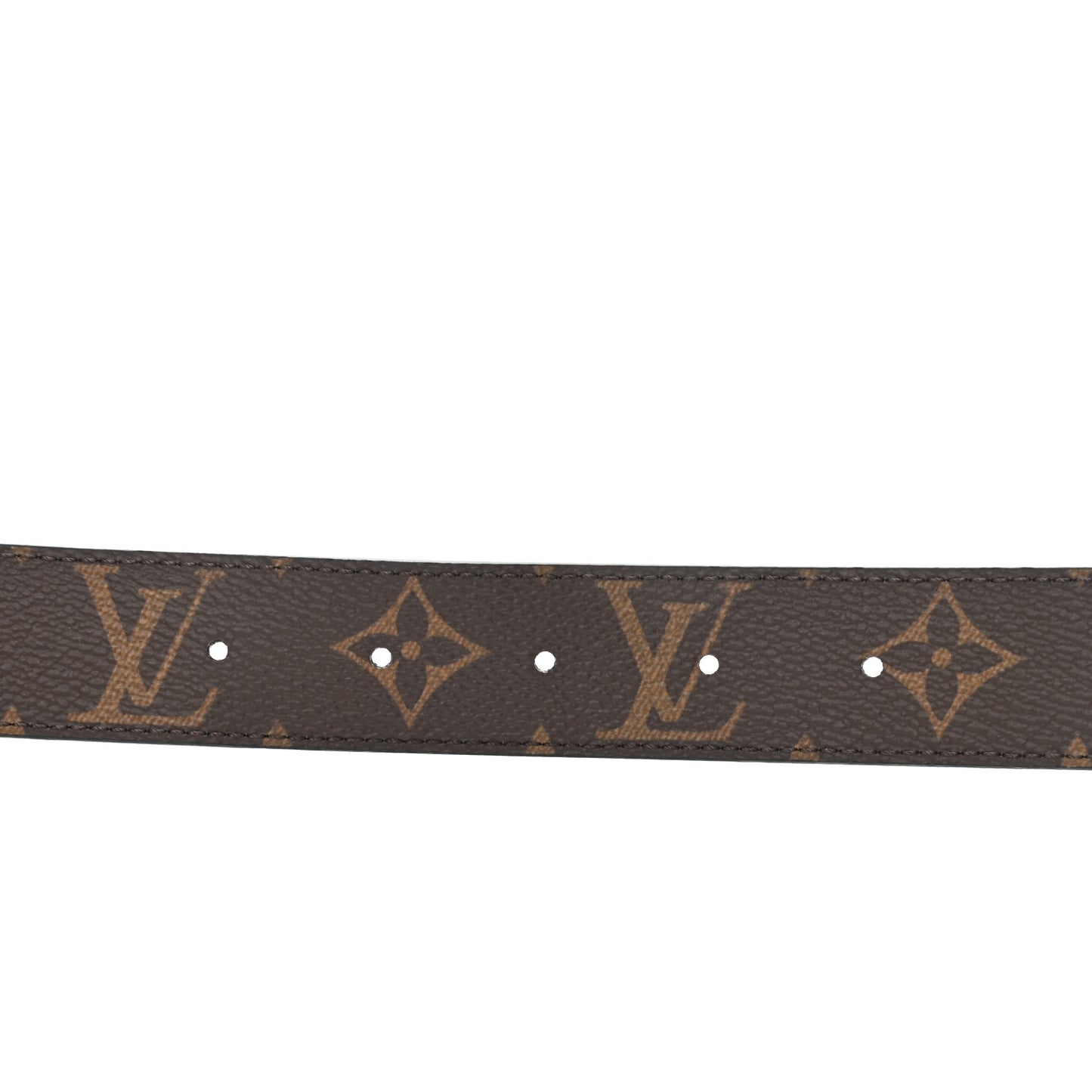Calfskin Monogram 30mm LV Initiales Reversible Belt 75 30 Black